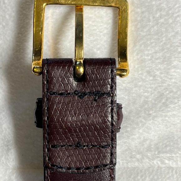 Men’s Brown Belt Snake Grain Split Cowhide 36 - Picture 2 of 7